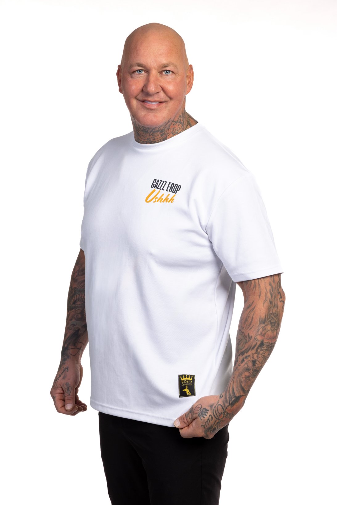 Gazzz Erop T-shirt — Wit