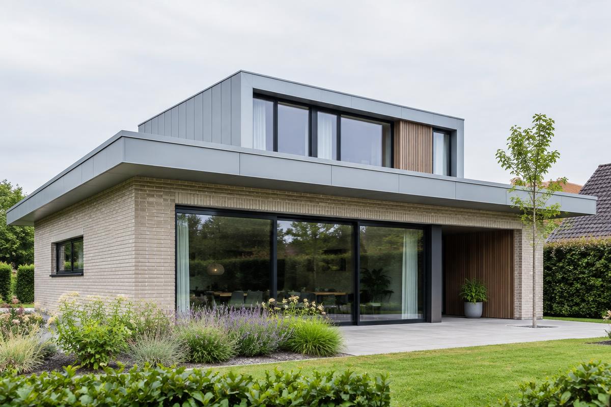 Moderne woning met dakkapel